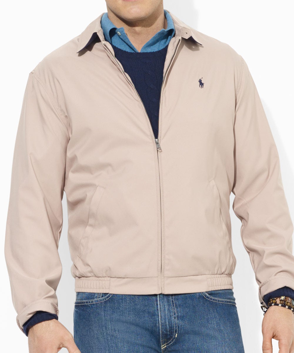 Polo Ralph Lauren Big & Tall Microfiber Full-Zip Waist-Length