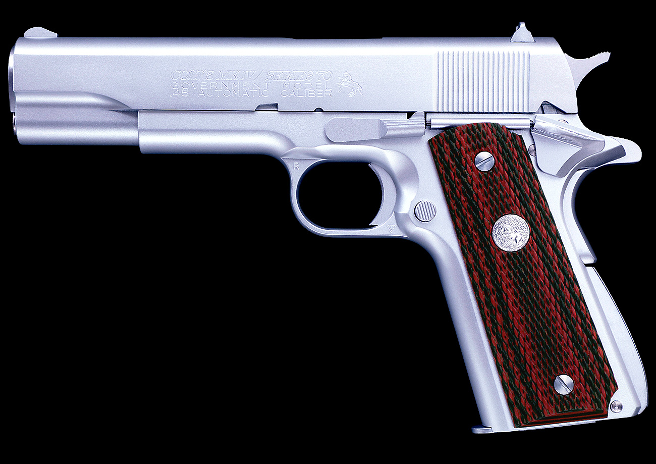 WA【コルト】ガバメント MkIV シリーズ70 シルバー」絶賛発売中