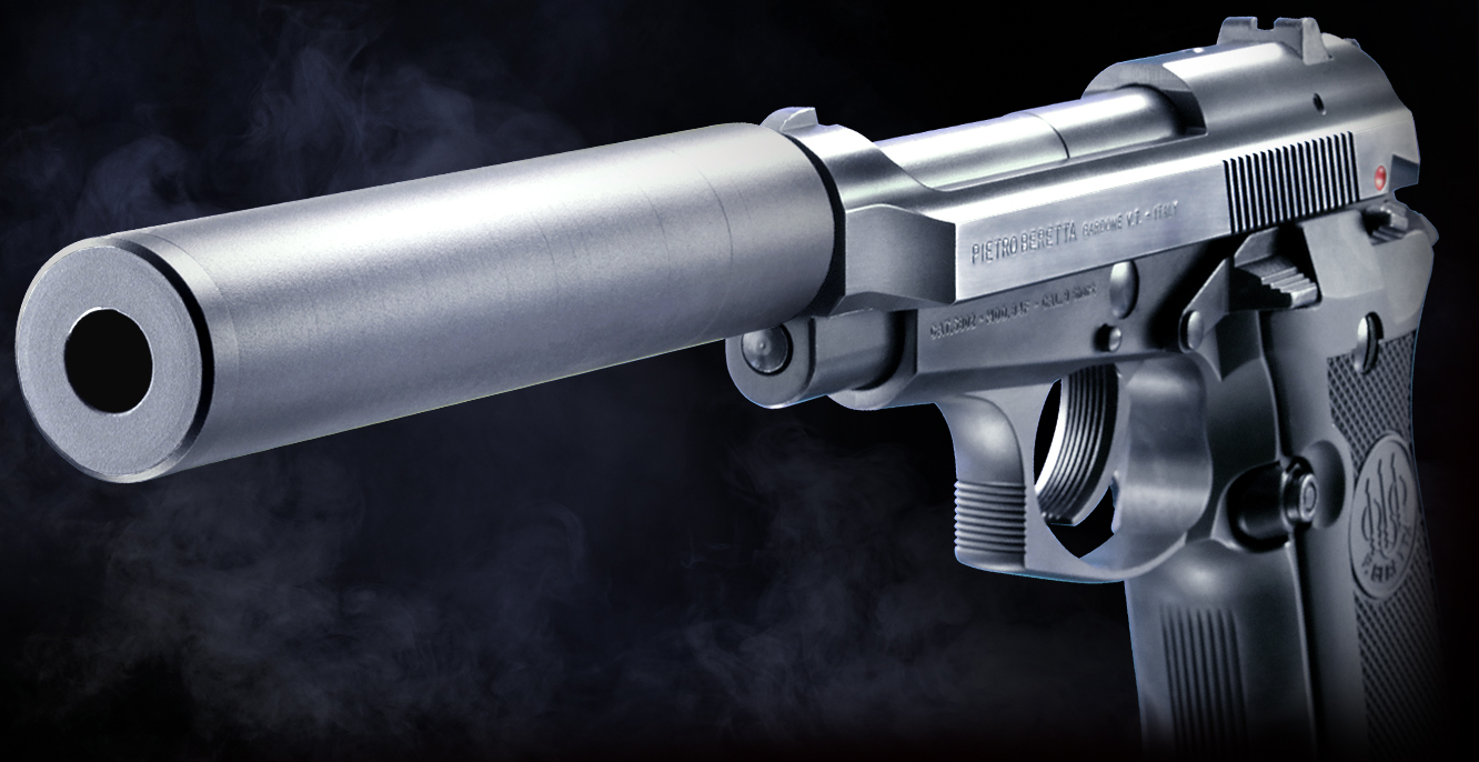 8月下旬発売「WA【ベレッタ】M84FS／サイレンサーモデル」ご予約受付中