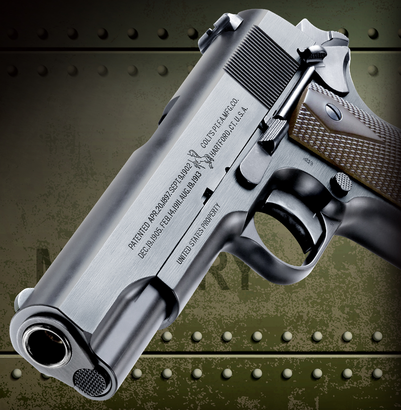 漆黒のミリタリー「WA コルトM1911／ブラックアーミー」ご予約受付中