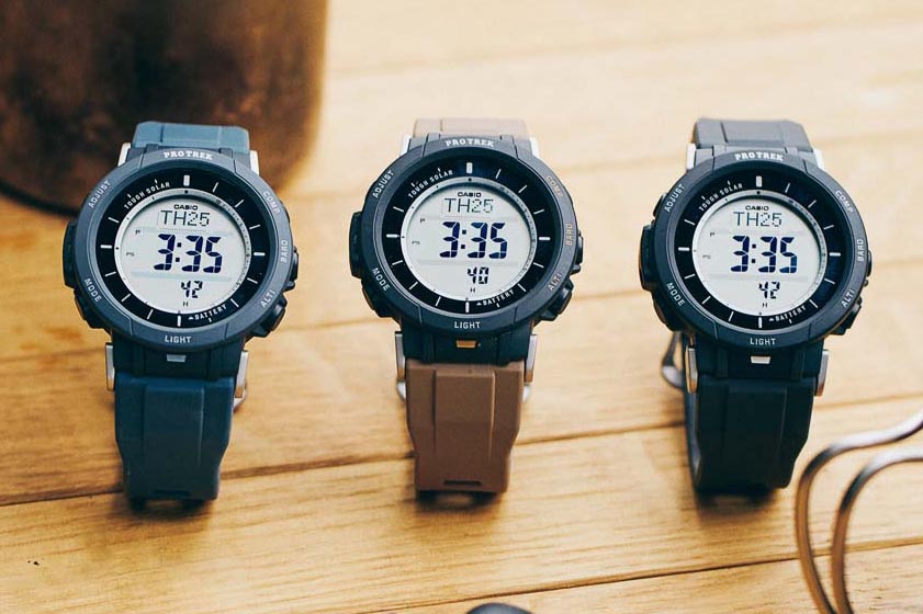 カシオ、「PRO TREK」から小型軽量化したデジタルモデル - Impress Watch