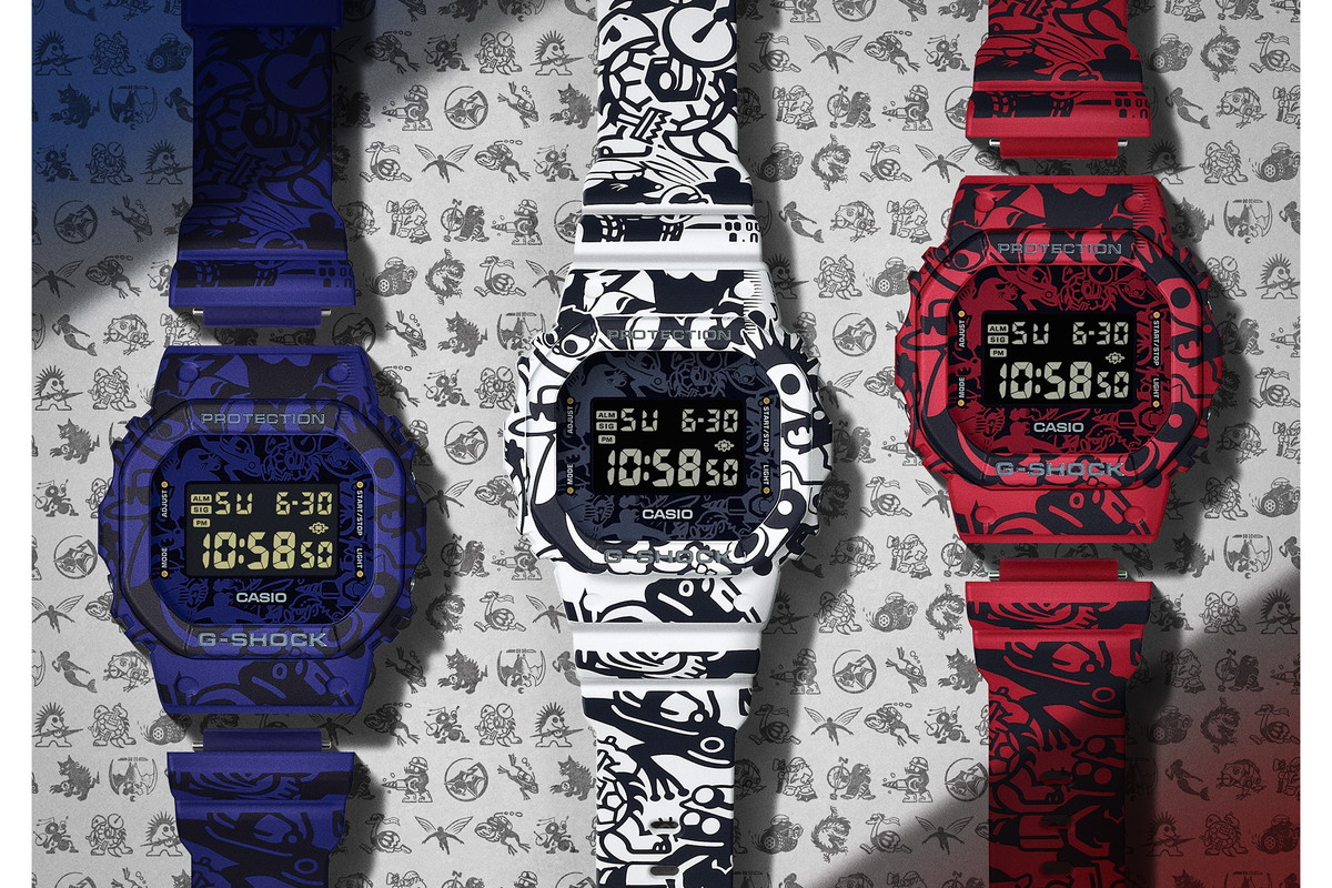 G-SHOCKキャラのカモフラ柄、MY G-SHOCKカスタイマイズパーツに登場