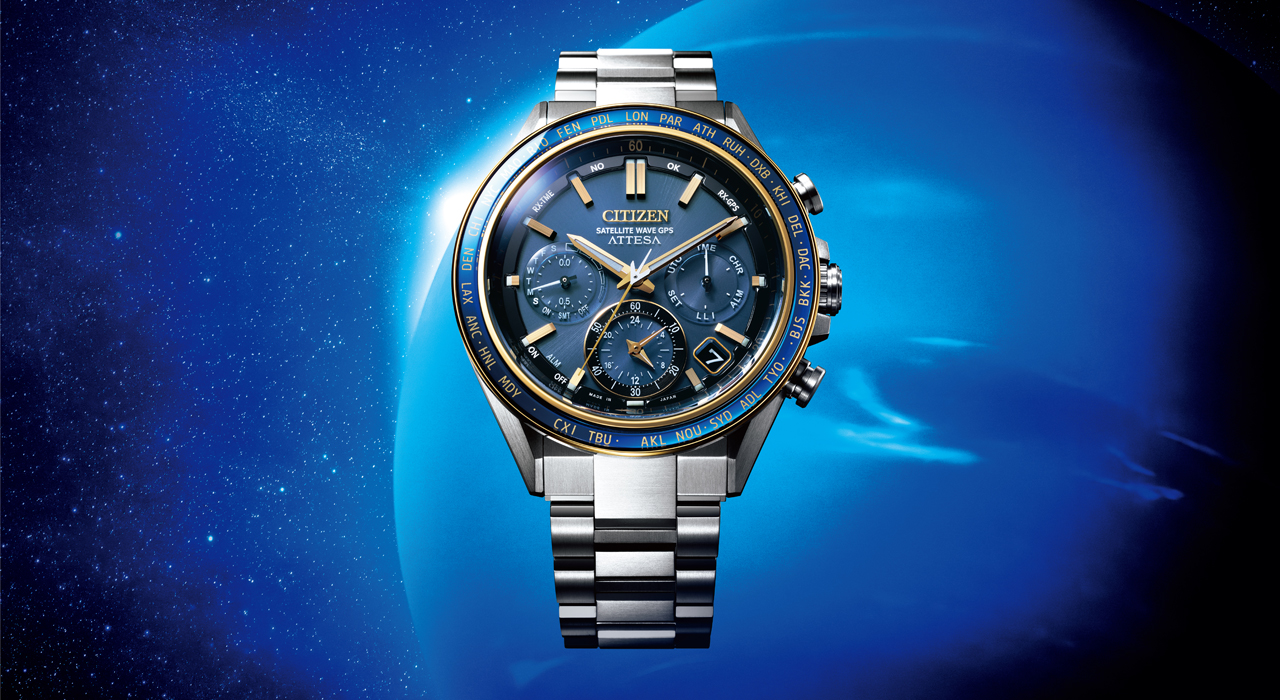 Citizen Selects An Ice Blue Dial For Neptune Titanium Timepiece