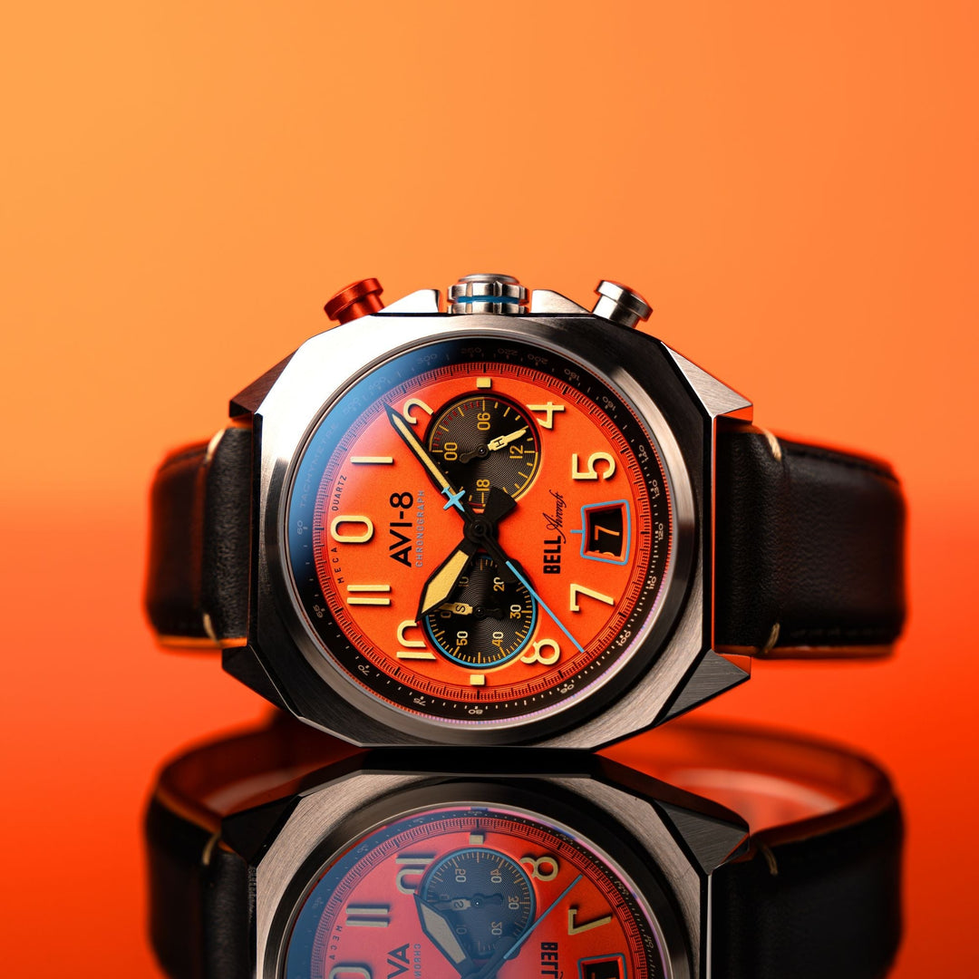 AVI-8 Bell X-1 Machbuster Chronograph Rusty Orange – Watches.com