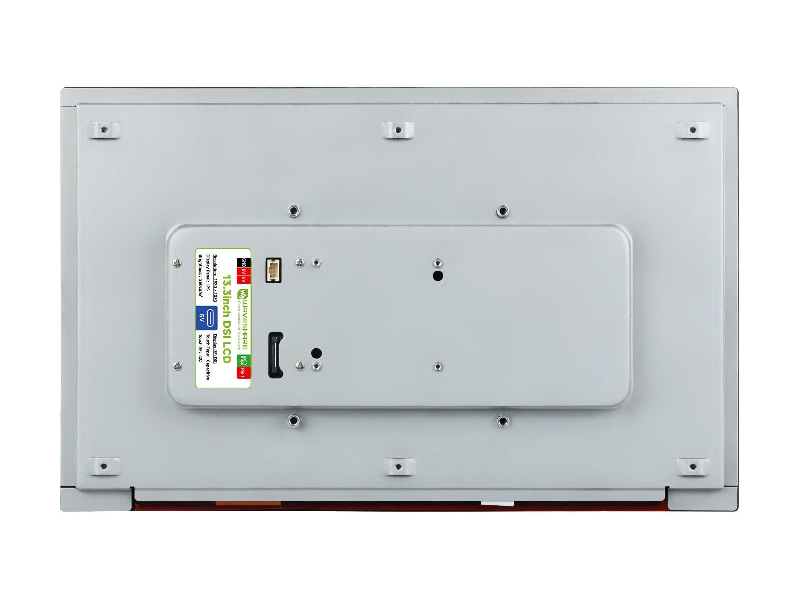 13.3inch High Resolution DSI Capacitive Touch Display, 1920 × 1080