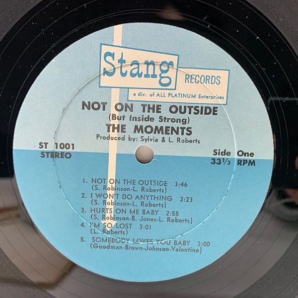 MOMENTS / Not On The Outside, But On The Inside, Strong! (LP