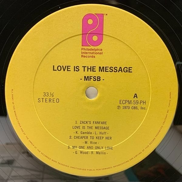 MFSB / Love Is The Message (LP) / Philadelphia International