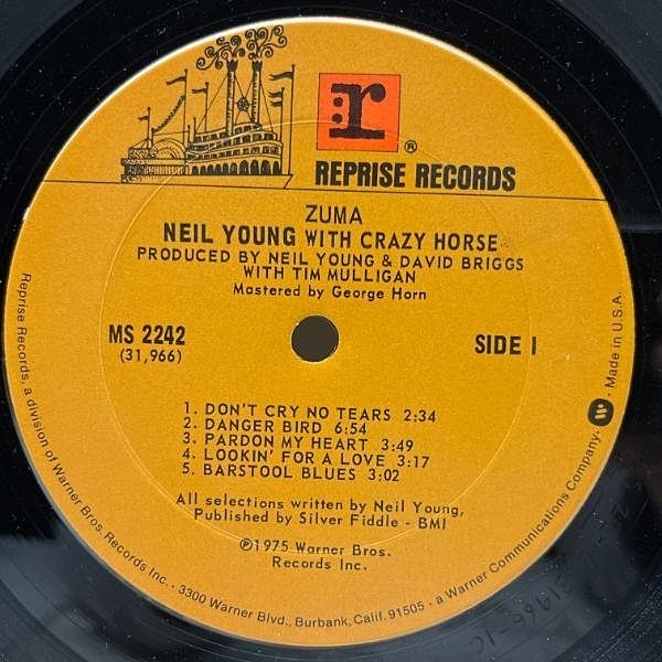 NEIL YOUNG / CRAZY HORSE / Zuma (LP) / Reprise | WAXPEND RECORDS