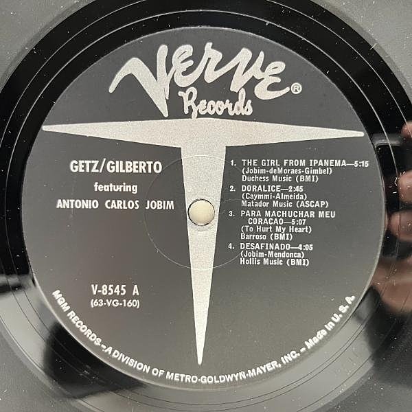 STAN GETZ / JOAO GILBERTO / Getz/Gilberto (LP) / Verve | WAXPEND