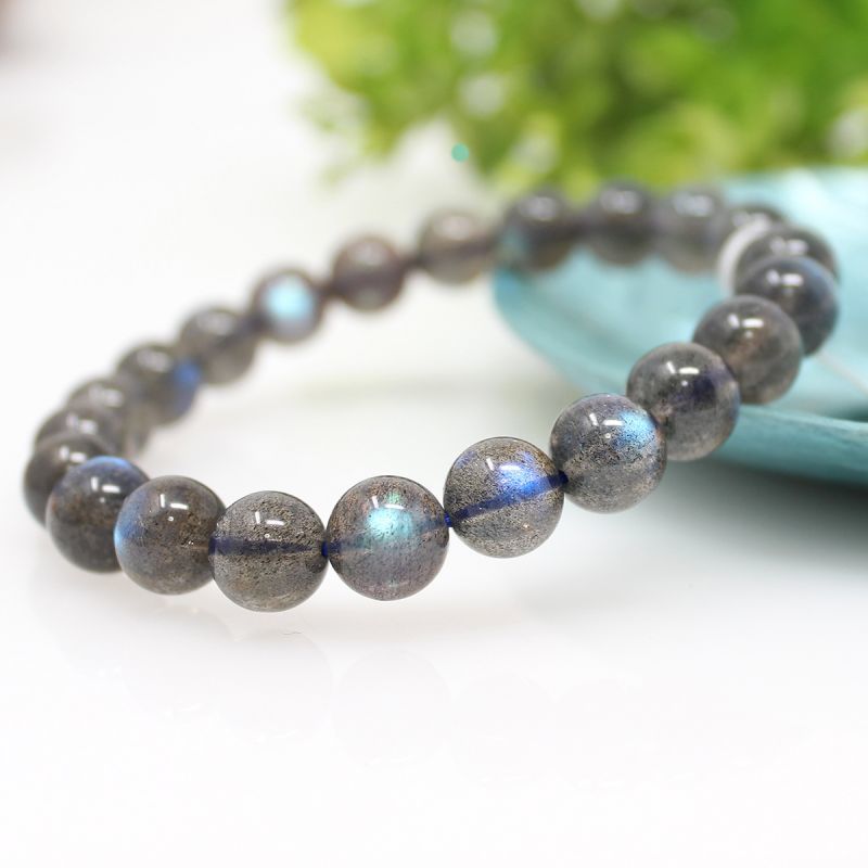 写真現品お届け】9ミリ 最高級 ラブラドライト パワーストーン