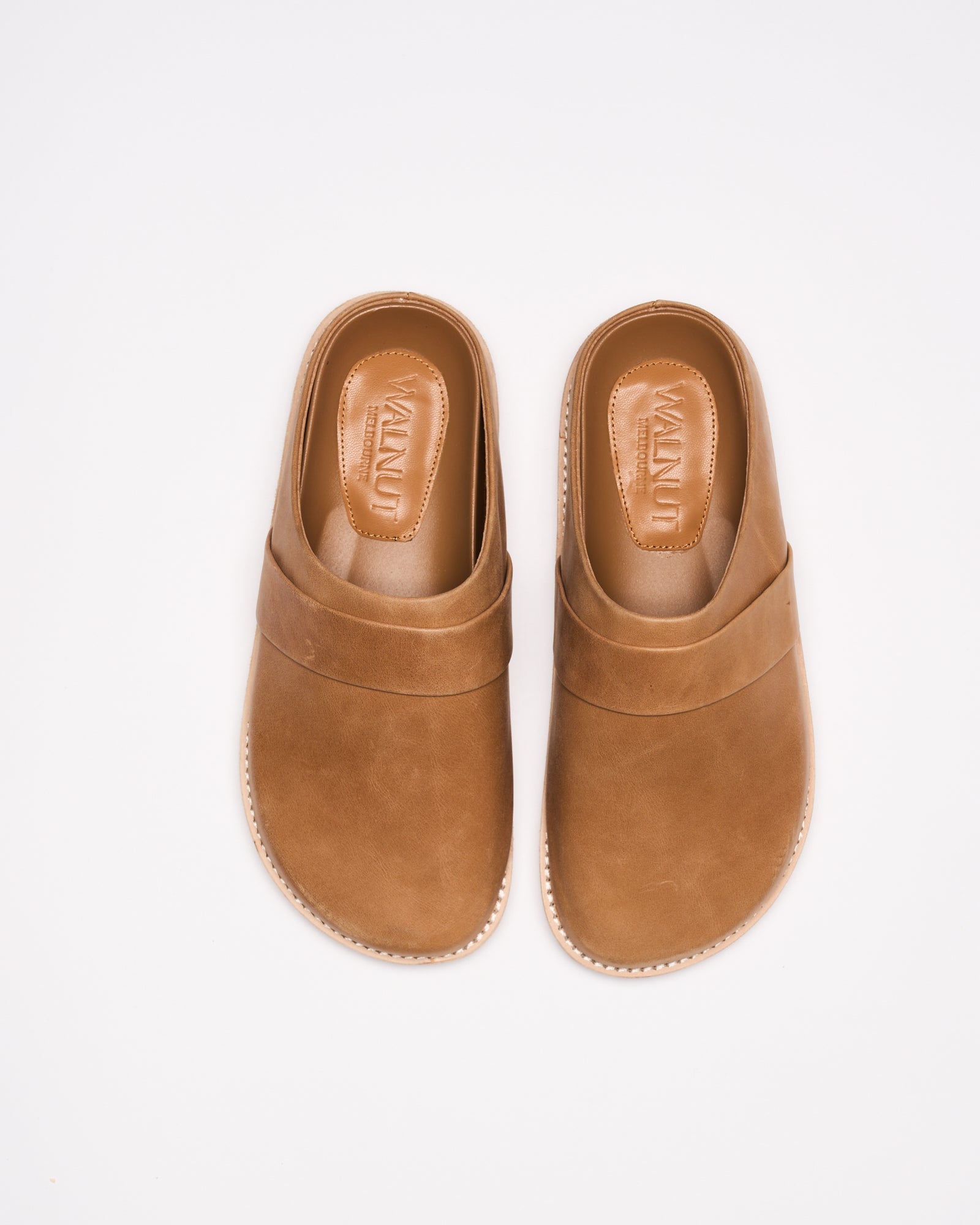 Palmer Leather Mule - Tan | Women's Mule | Walnut Melbourne