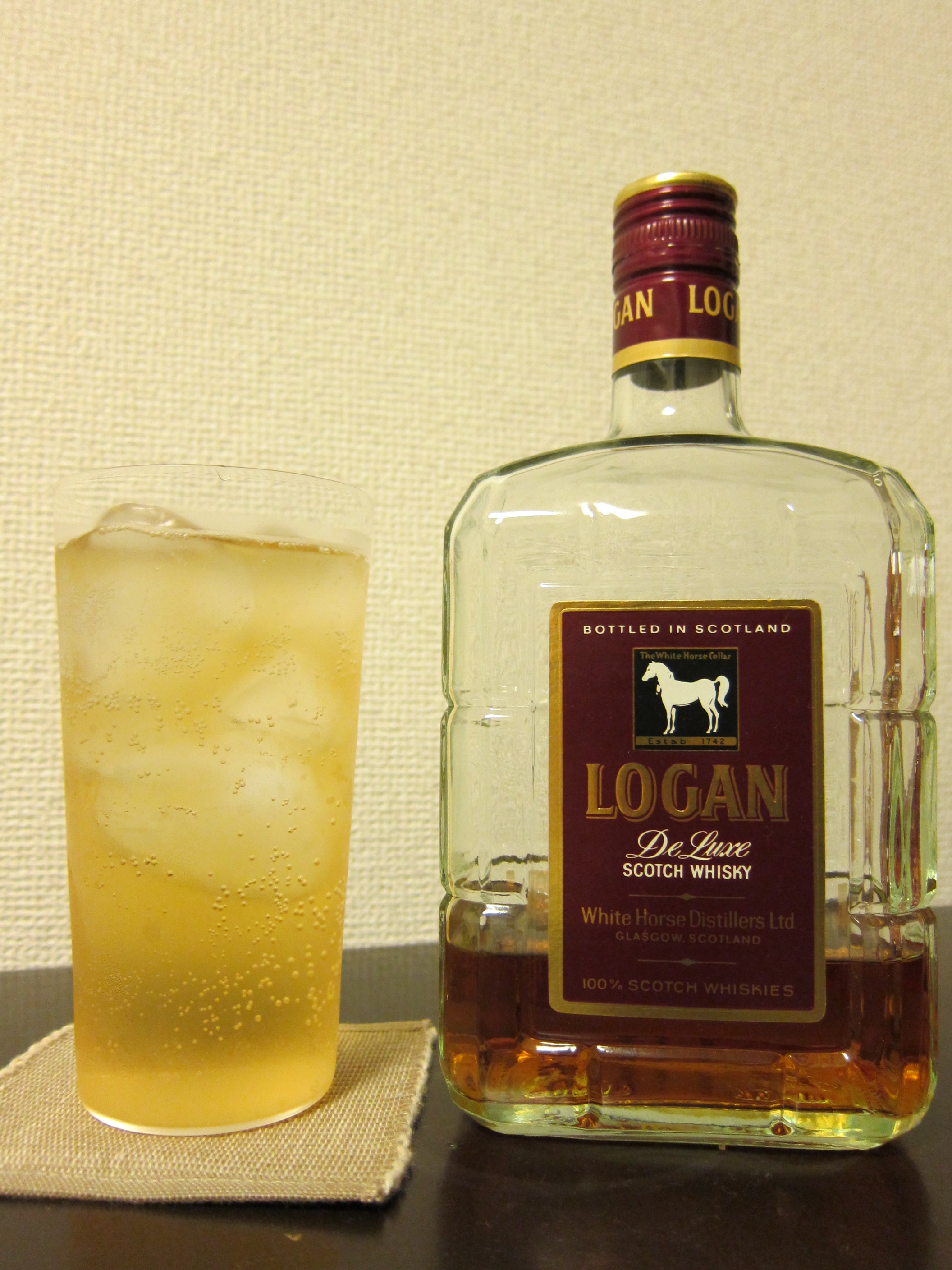 ウィスキー日記】ローガン Deluxe表記 1980年代流通 43%－whiskylink