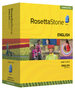 Rosetta Stone English (American) Level 1, 2, & 3 Homeschool Set