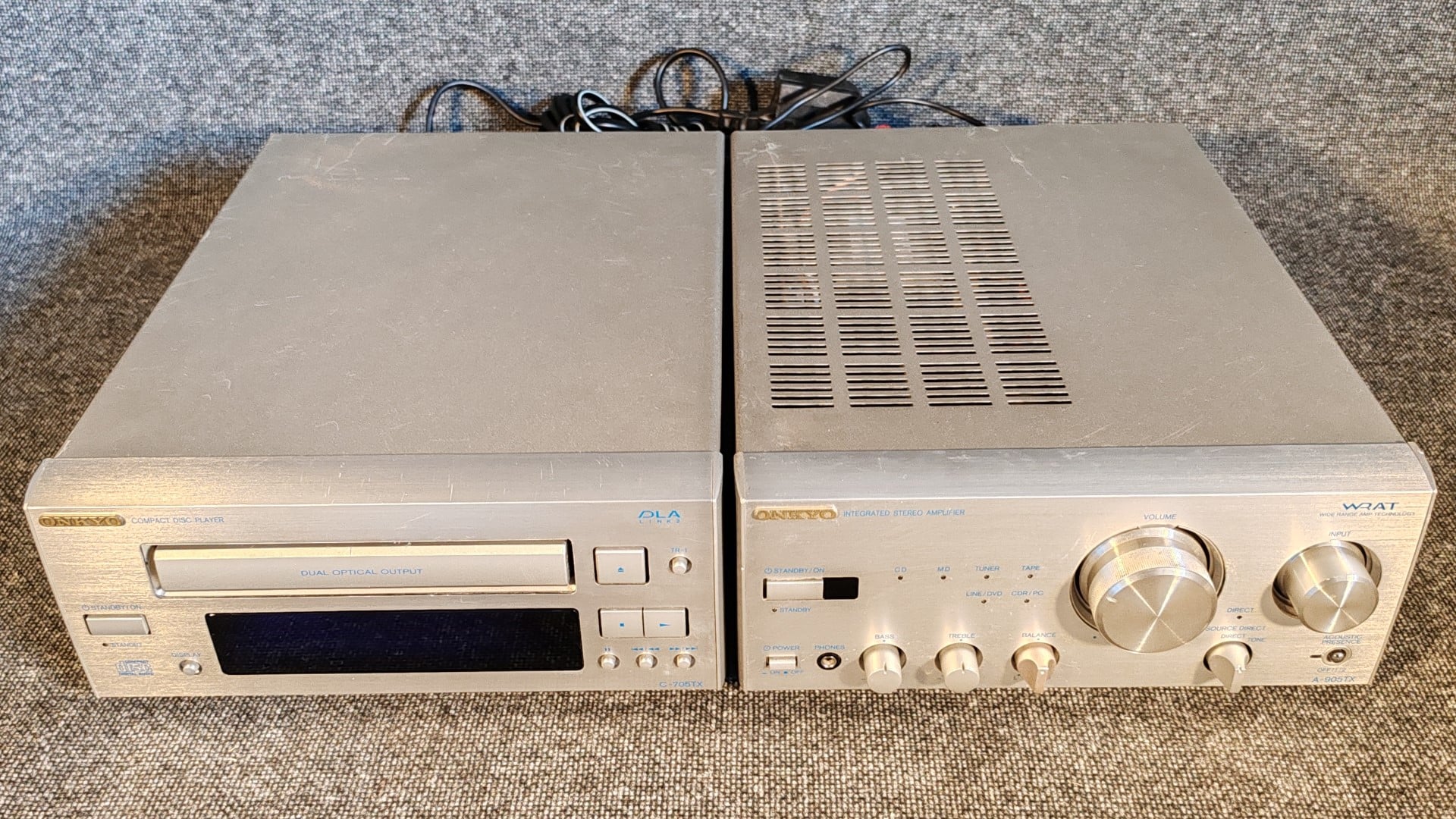 Onkyo A-905 & C-705 - Wilkinson's Hi-Fi, Nelson, Lancashire, UK