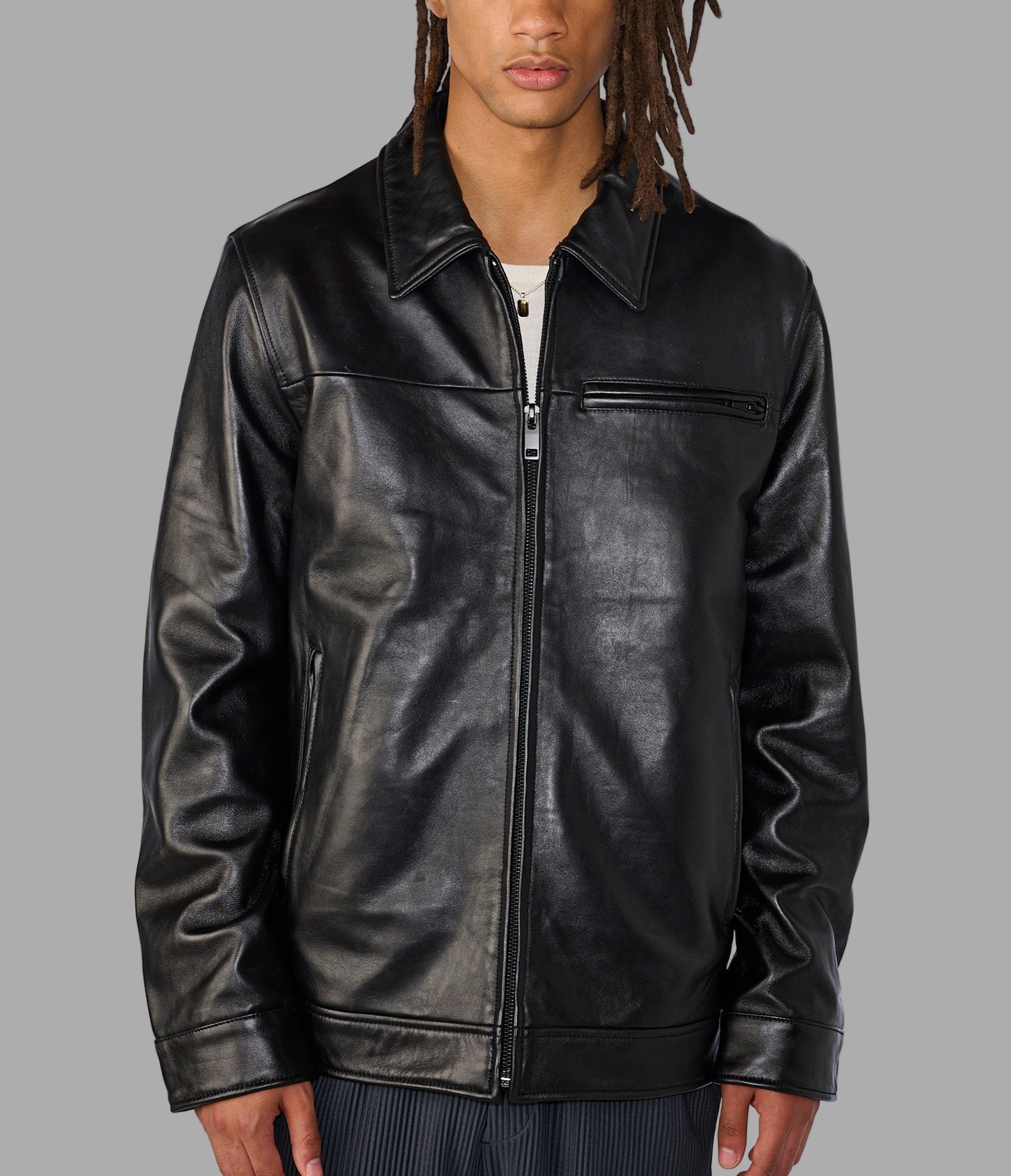 Hunter Leather Shirt Jacket | Wilsons Leather