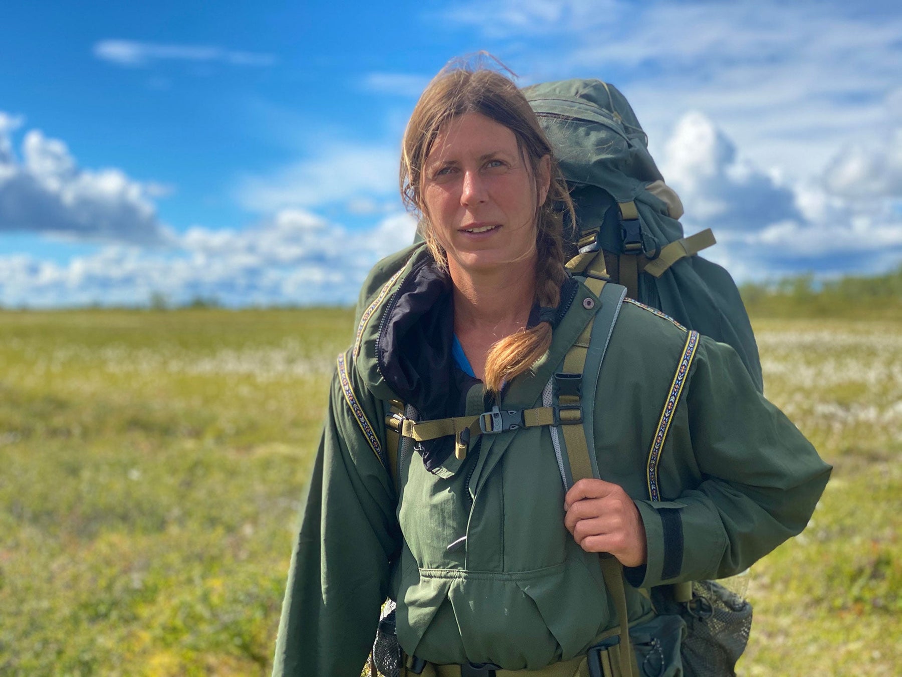 Expedition Shell Anorak Partial Zip (Women's))-Made in Ely, MN.