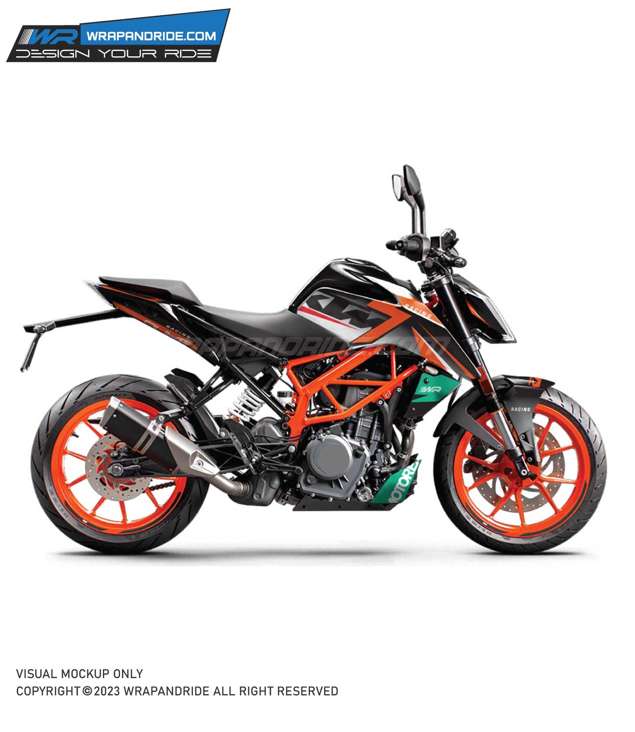 KTM Duke Akrapovic Edition 125-200-250-390 (BS4-BS6) [Full Body