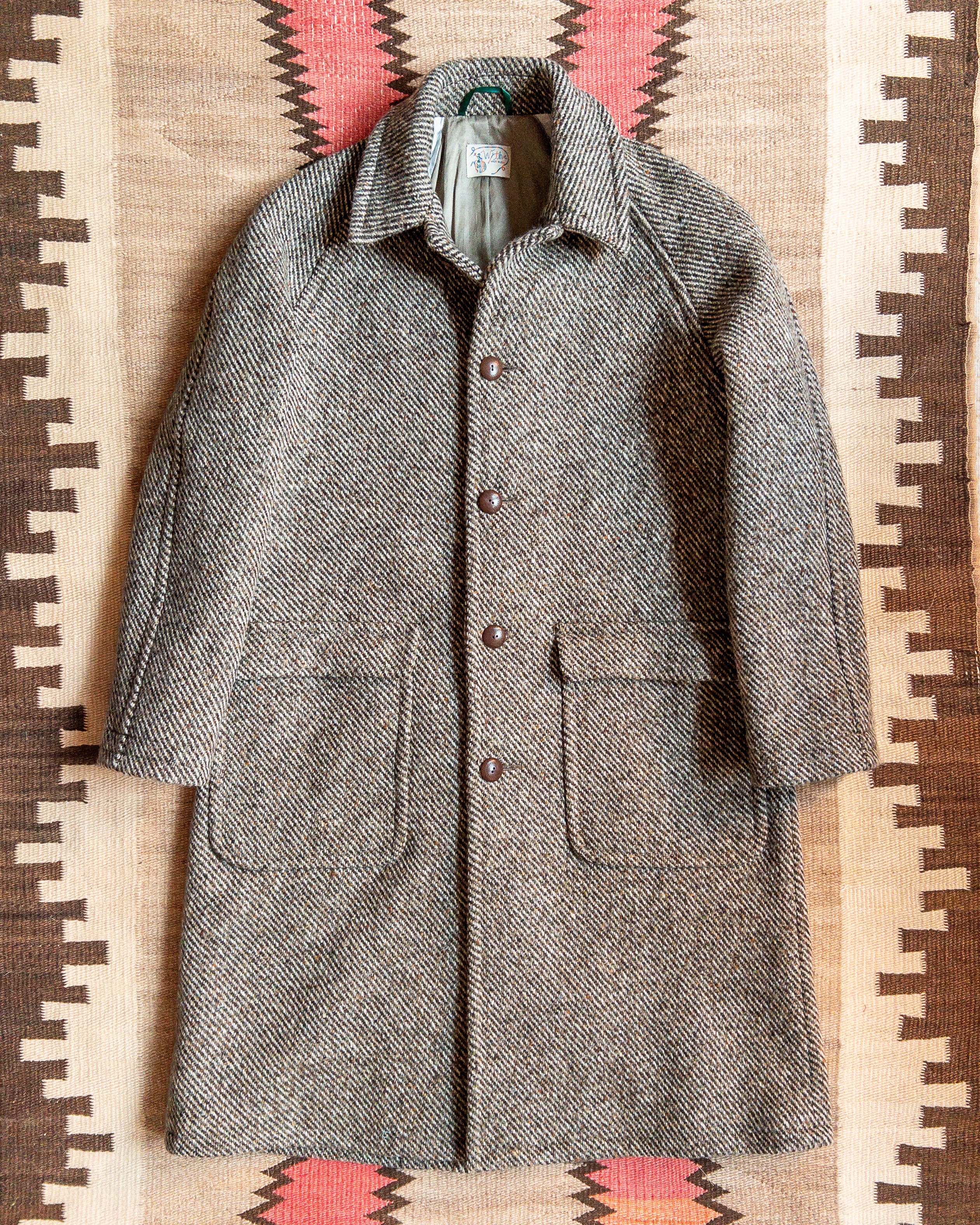 WYTHE NEW YORK RAGRAN WOOL OVERCOAT Mサイズ