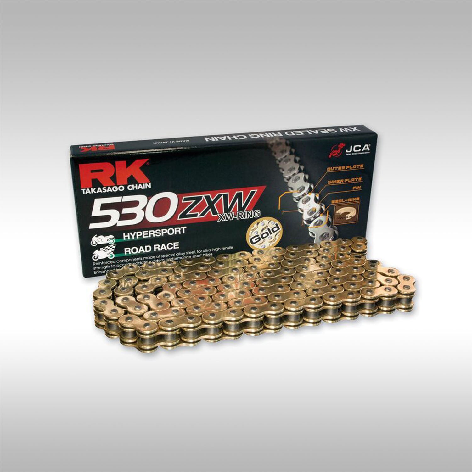 530ZXW XW-Ring Chain - RK Takasago Premium Motorcycle Chain | TMBR