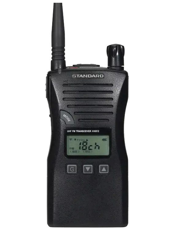 特定小電力トランシーバー HX812 | 無線機・レーザーバリアのレンタル