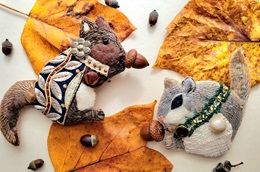 ニッチアニマル ブローチ ～冬のふわもこアニマル特集2024～ by