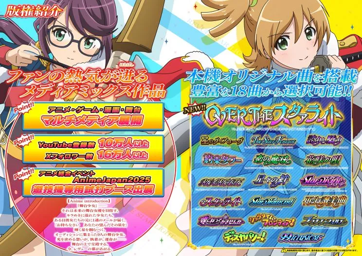 P少女☆歌劇 レヴュースタァライトラッキートリガー4500 ｜ 機種情報