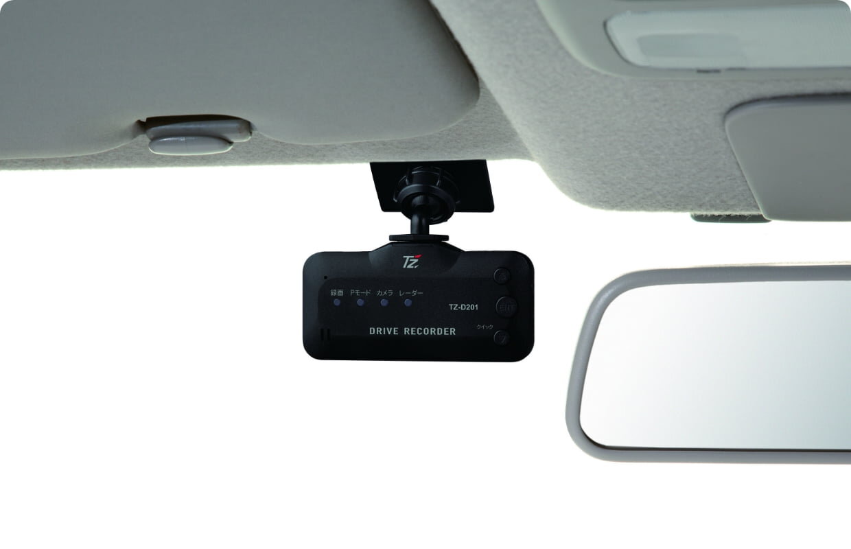 1カメラドライブレコーダー TZ-D201|TZ商品|トヨタモビリティパーツ
