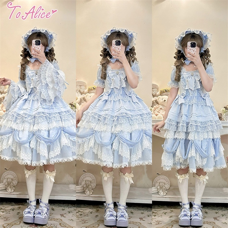 ToAlice】L1555 Aquamarine Princess Dress - To Alice