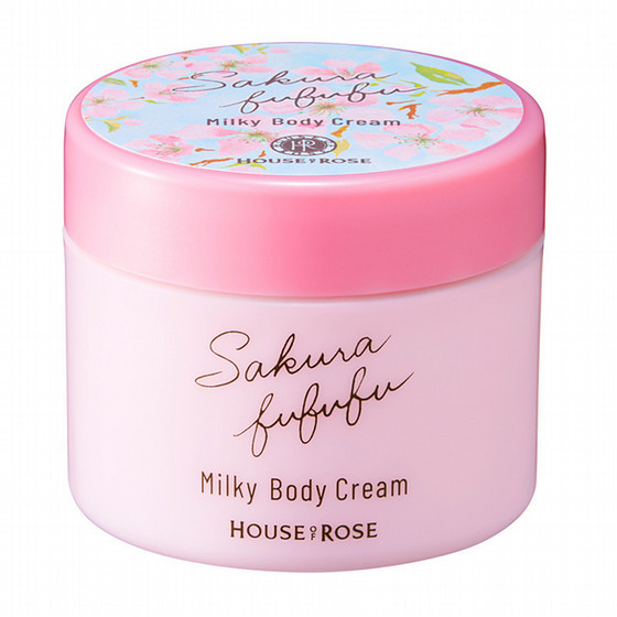 ハウスオブローゼ］さくらふふふミルキーボディクリーム - 春の