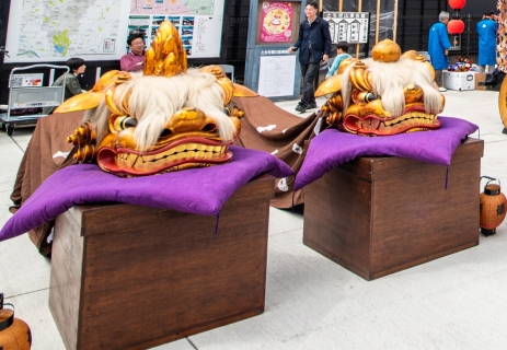 倭町一丁目の獅子頭一対 | 栃木市観光資源データベース「蔵ナビ！」