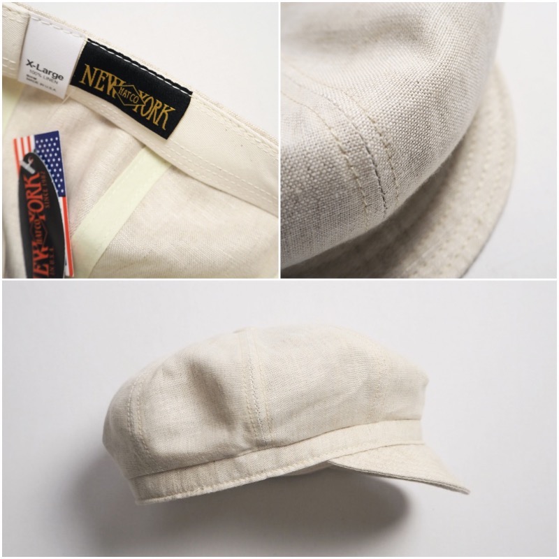 NEW YORK HAT ニューヨークハット リネンキャスケット LINEN SPITFIRE