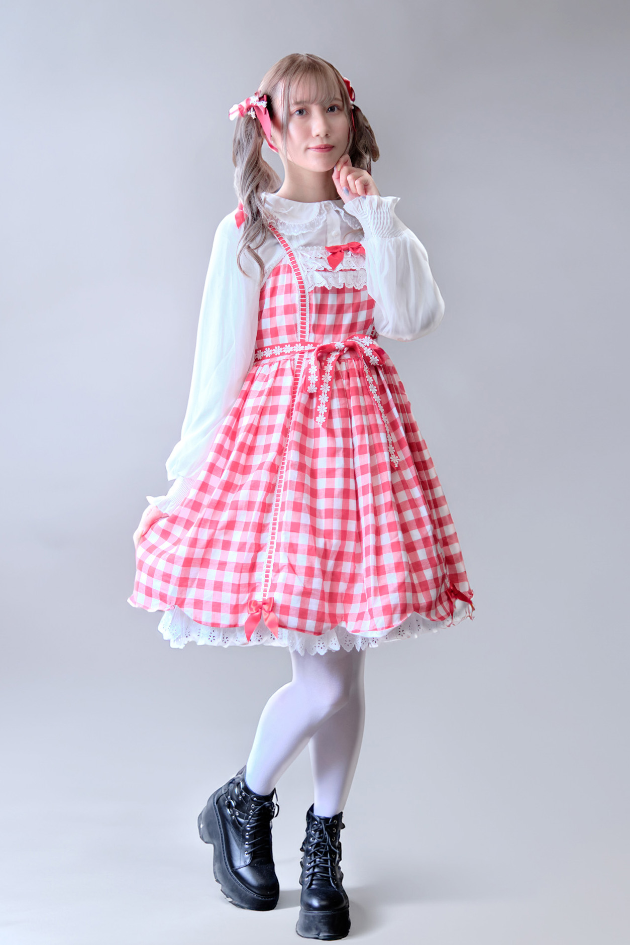 Picnicジャンパースカート 赤｜東京ロリィタ-TOKYO LOLITA｜ロリータ服