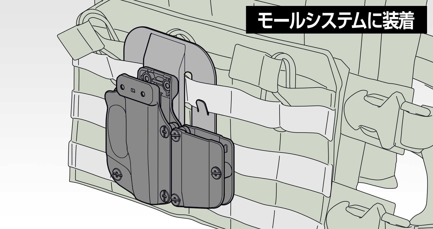 コンパクトキャリーガスガン LCP用ホルスター - オプション詳細 | 東京