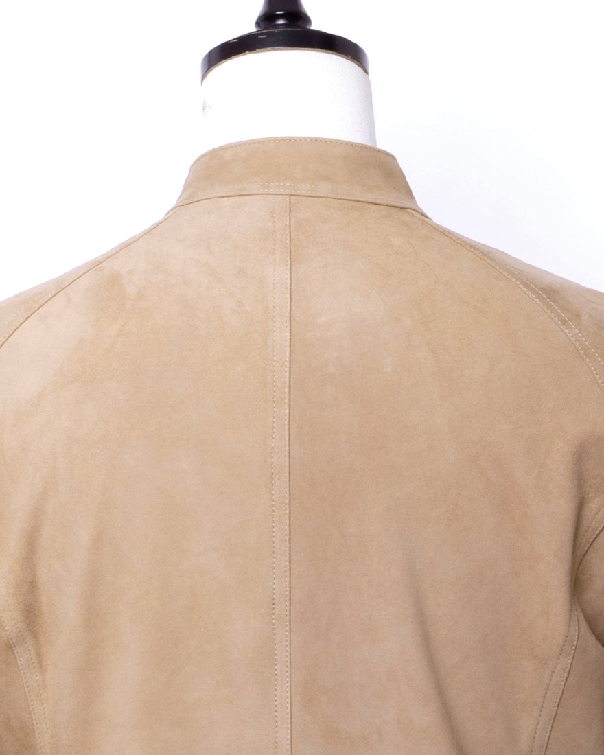 ゴートスエードシングルライダースジャケット【MASSIMO/CAMOSCIO SP05