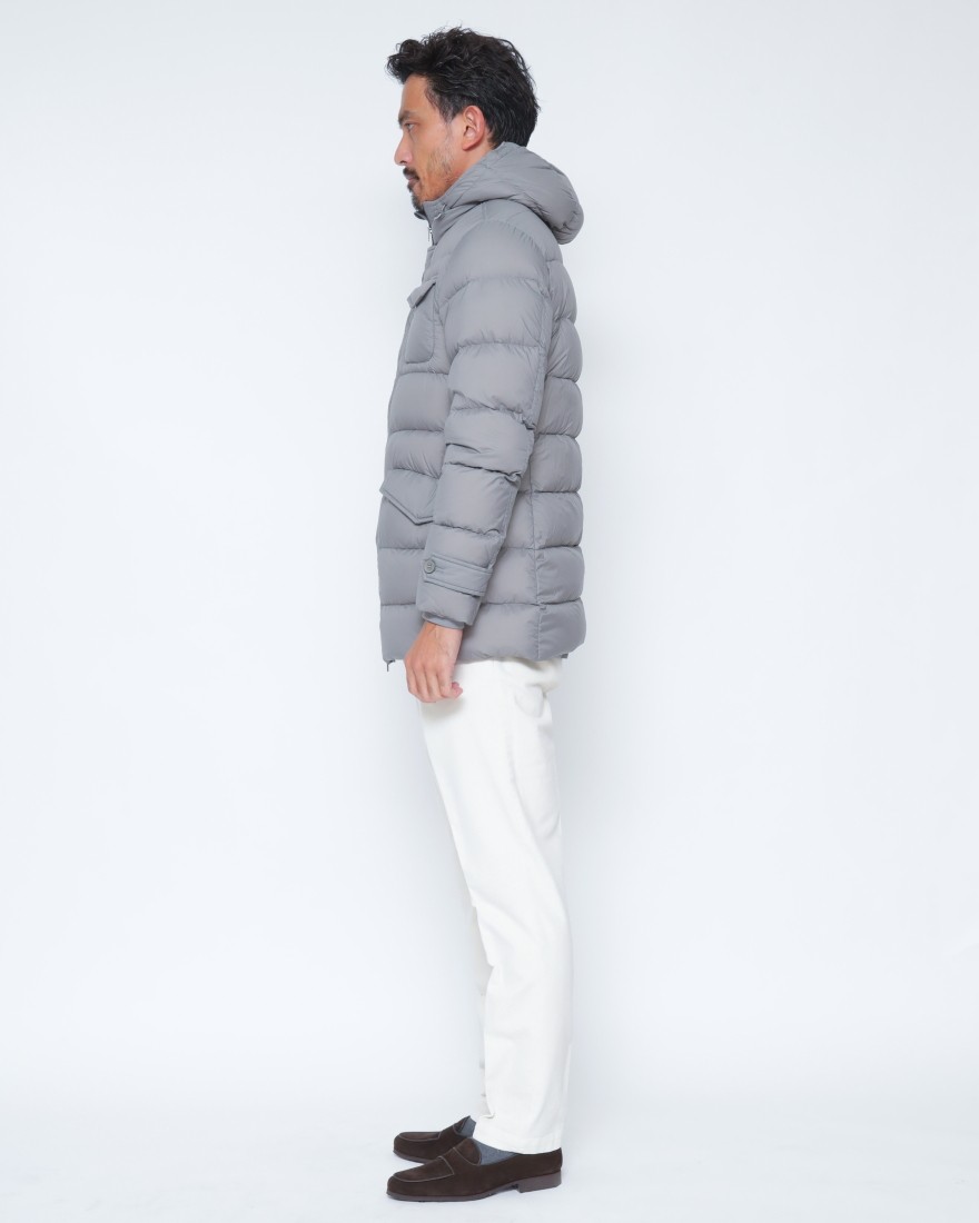 ミリタリーフードダウンジャケット【Herno Legend】｜Herno（ヘルノ