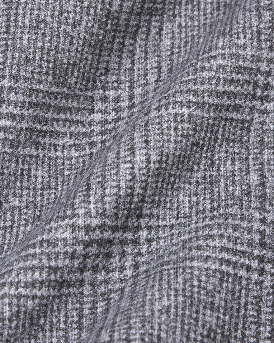 カシミヤタッチジャージ ウェールズチェック ダブルジャケット