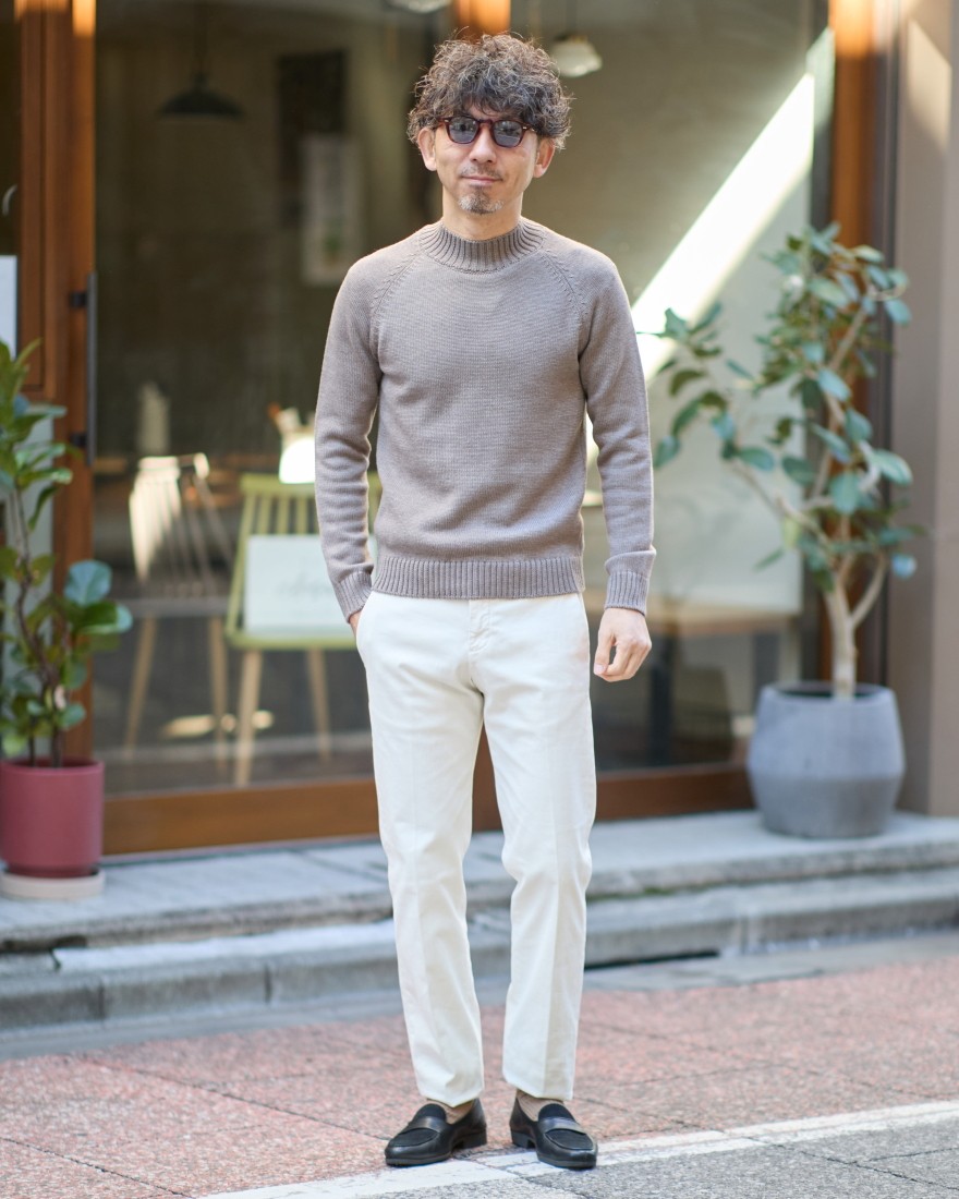 5G モックネック ニット【SLIM FIT】｜ZANONE（ザノーネ）｜TOKYOlife