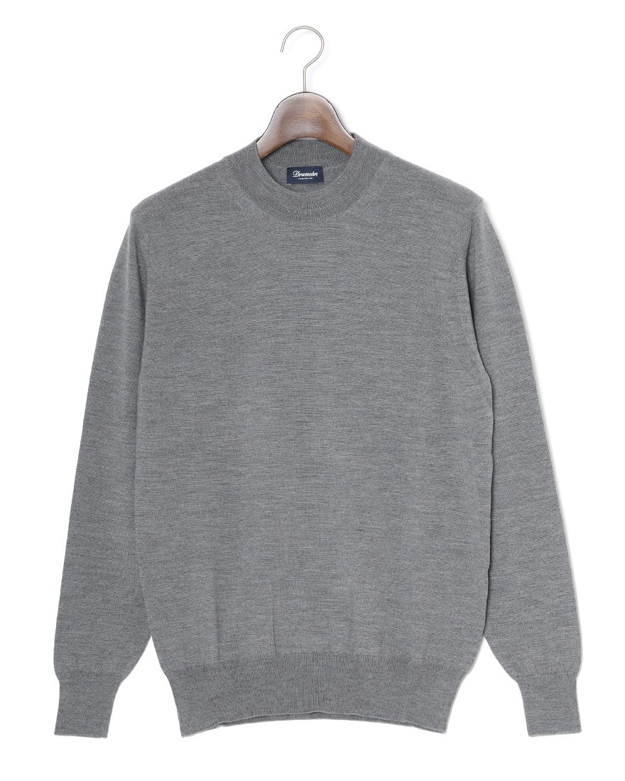 12Gメリノウール ハーフモックネックニット｜DRUMOHR（ドルモア