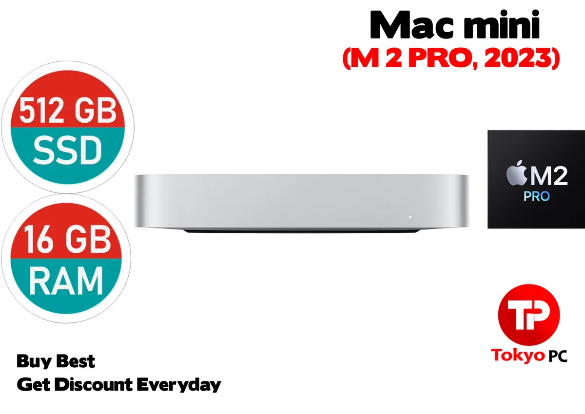 Apple Mac Mini M2 Pro 10CPU/ 16 GPU ( 2023 ) SSD 512GB RAM 16GB