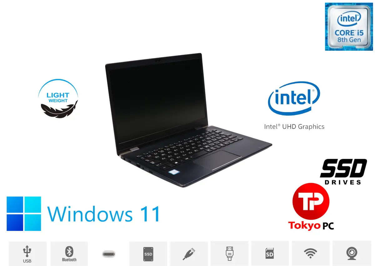 Toshiba Dynabook G83 Intel® Core™ i5-8250U Processor 1.60GHz