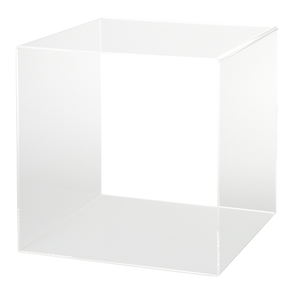 アクリル4面ボックス 透明 250角 店舗用品 演出・ディスプレイ什器