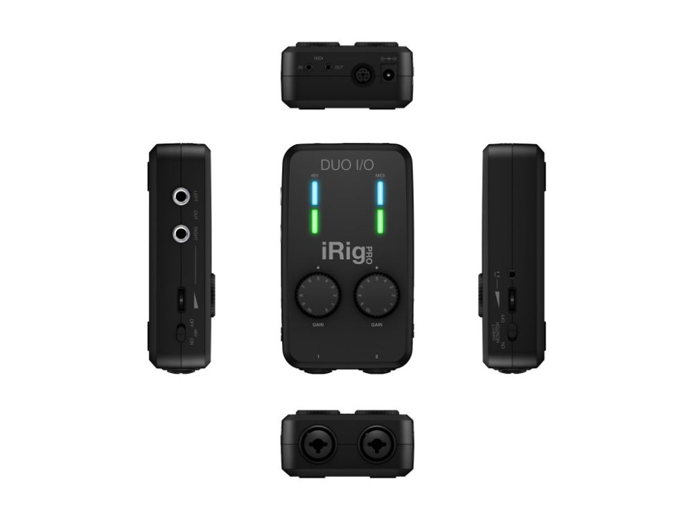 IRIG PRO DUO I/O | 2-CHANNEL AUDIO INTERFACE W/ MIDI FOR IPHONE