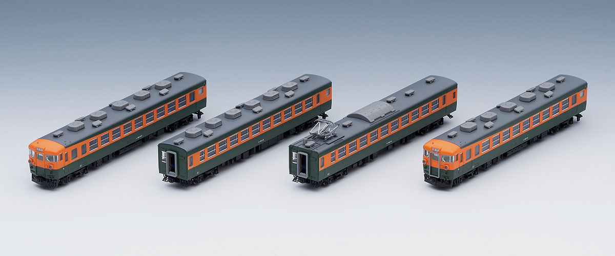 国鉄 165・167系電車(冷改車・湘南色・宮原電車区)増結セット｜製品
