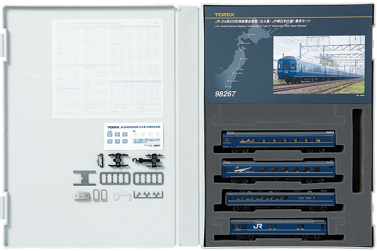 JR 24系25形特急寝台客車（北斗星・JR東日本仕様）基本セット｜製品