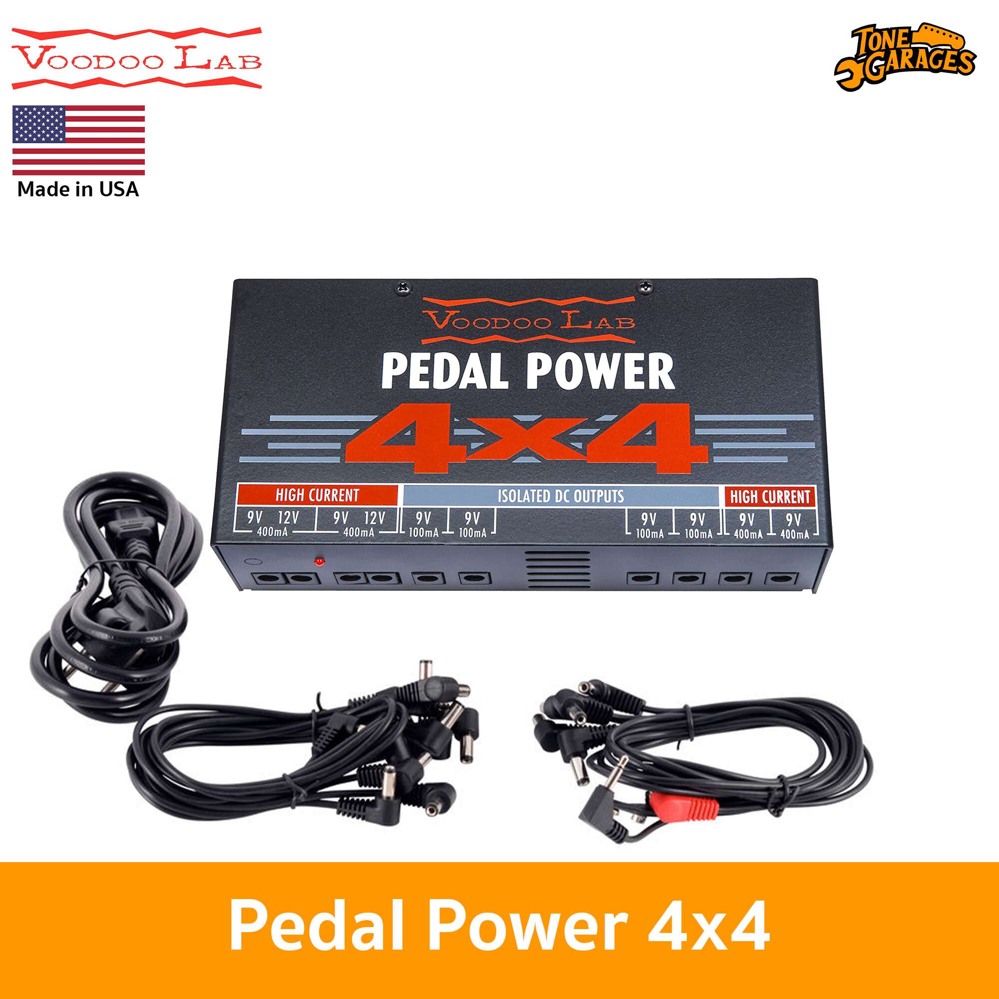 Voodoo Lab Pedal Power® 4x4 Power Supply – Tone Garages