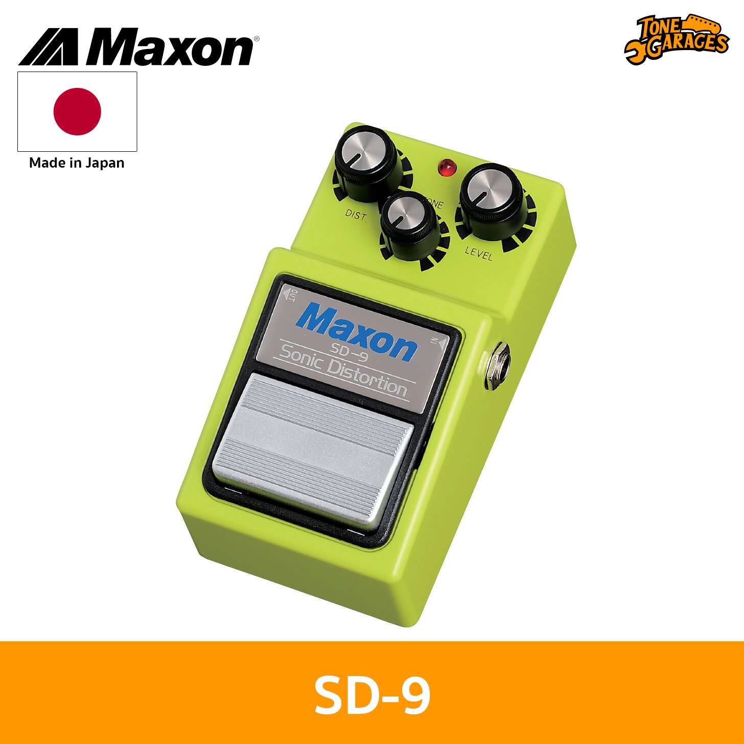 Maxon SD-9 Sonic Distortion Effect – Tone Garages