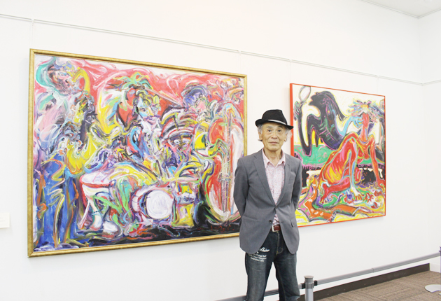 油彩など個性的表現で34点 | 東日新聞