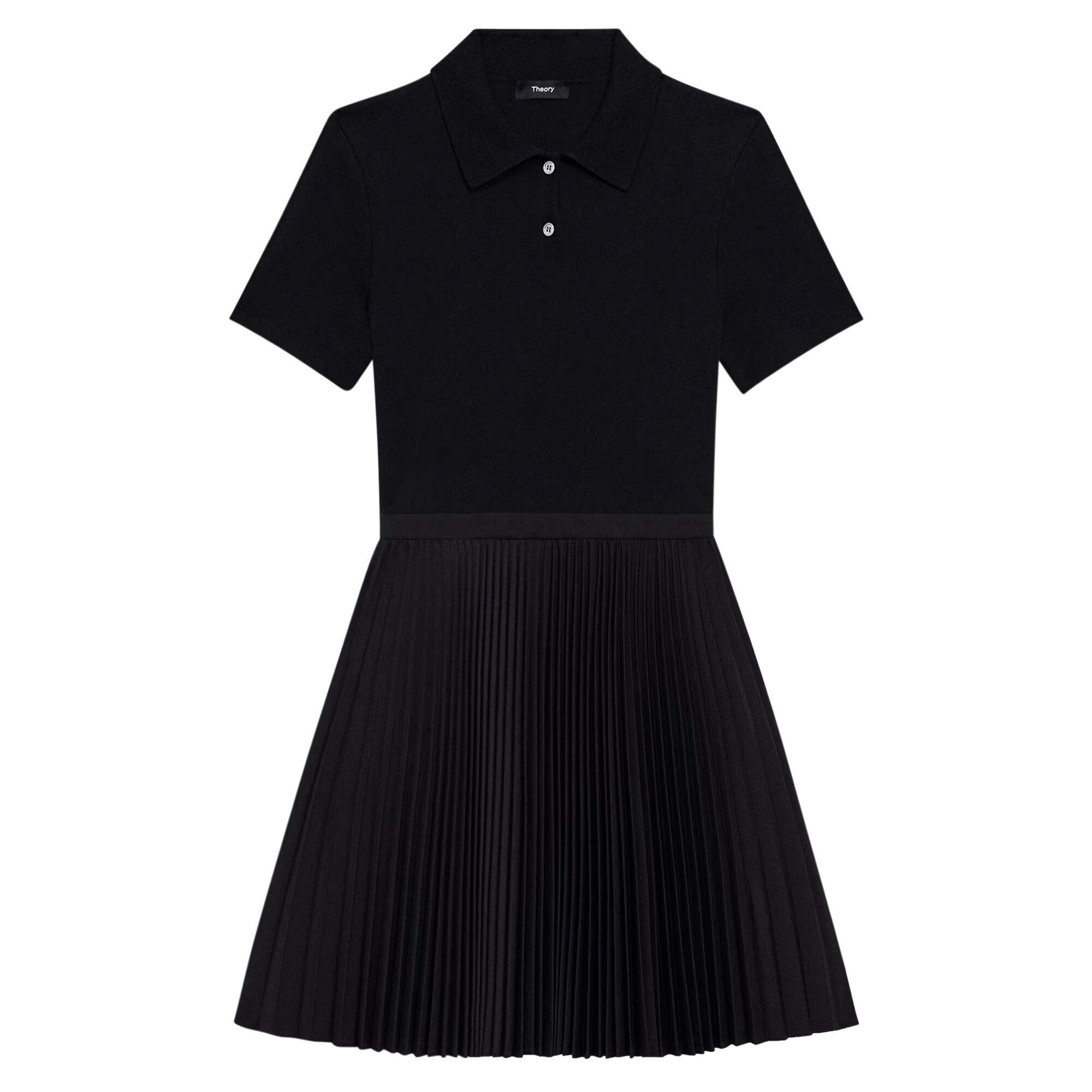 Theory Polo Pleated Combo Mini Dress | Tootsies