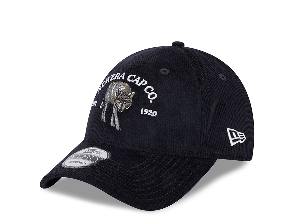 New Era Wolf Est 1920 Navy Cord 9Forty Snapback Cap | TOPPERZSTORE.DE