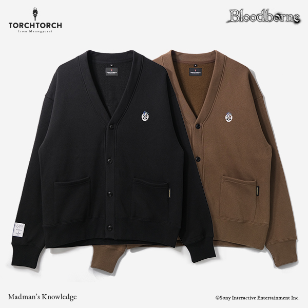 狂人の智慧 スウェットカーディガン | TORCH TORCH